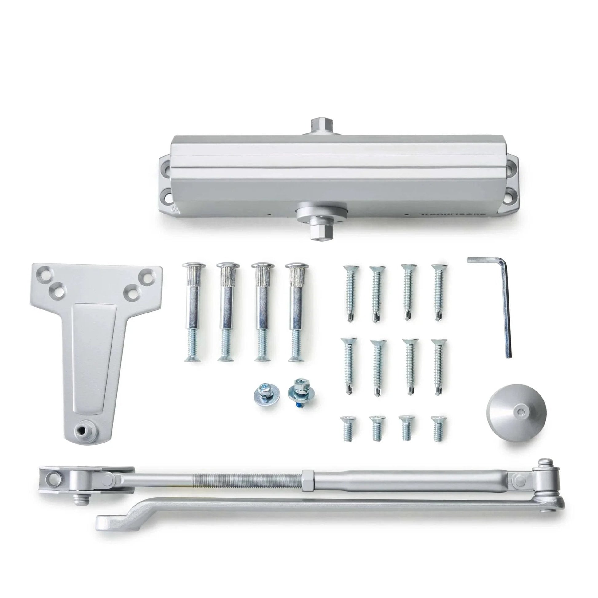 Commercial Heavy Duty Door Closer ADA UL Grade 1 Listed Self Closing For High Traffic Doors With Hydraulic Action components