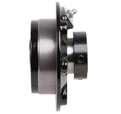 Side view of Heavy-Duty Flanged Cartridge Block Spherical Roller Bearing FC111T 1-11/16 Inch With Interchangeable Cast Iron Housing