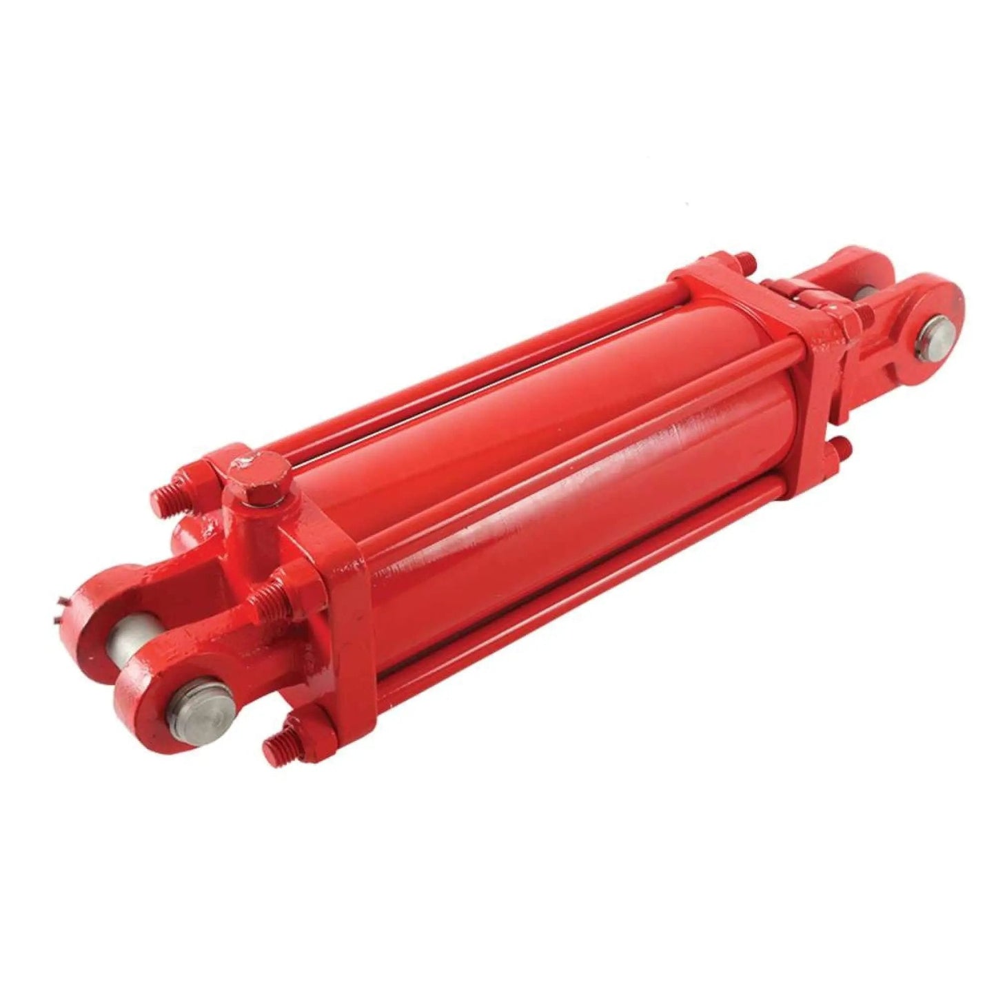 Heavy Duty Hydraulic Cylinder For Tractors 208DB Replacement 2 Inch Bore 8 Inch Stroke Double Acting Tie Rod Cylinder front view