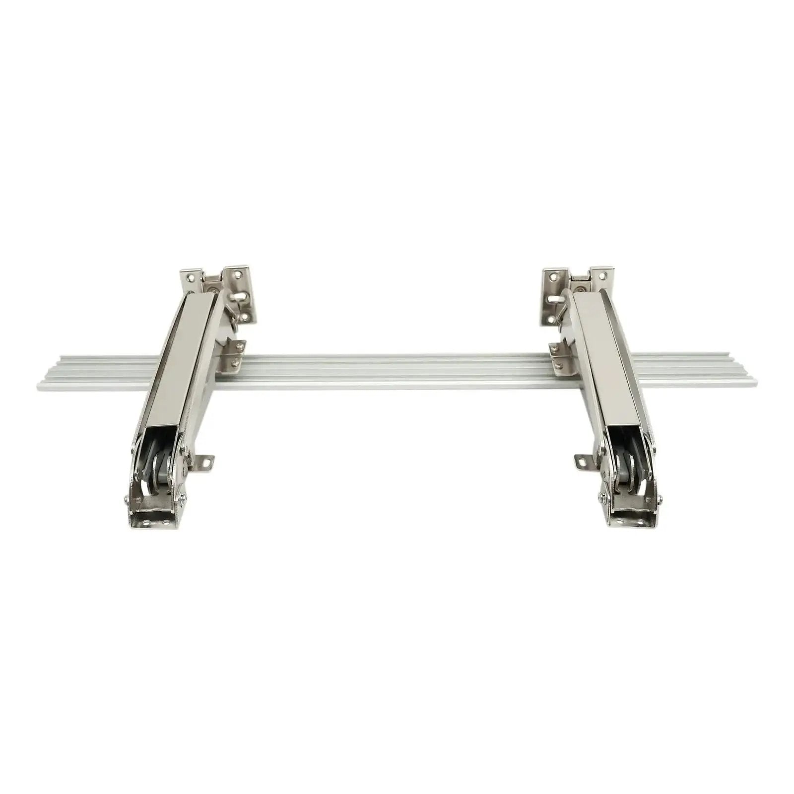 Heavy duty lateral opening door hinge set enables 180 degree parallel opening for cabinets and wardrobes, delivering smooth, load bearing performance up to 15.4 lb and reliable, easy installation for durable sliding doors.