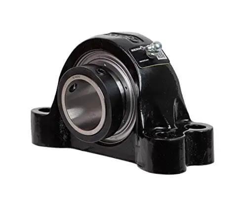 Heavy-Duty Solid-Housed Pillow Block Spherical Roller Bearing With Cast Iron Housing For Industrial Machinery, Built-Tough Seals For Long-Life Performance, Interchangeable With Leading Brands, One And Fifteen Sixteenths Inch Bore, PT Select EP2B115TE