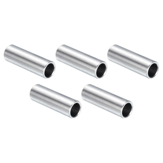 Five Heavy Duty Stainless Steel Spacer Set 3/8 Bore 1/2 OD 1-1/2 Inch Length For 3/8 Screws Bolts And Rods 304 Stainless Steel Uxcell