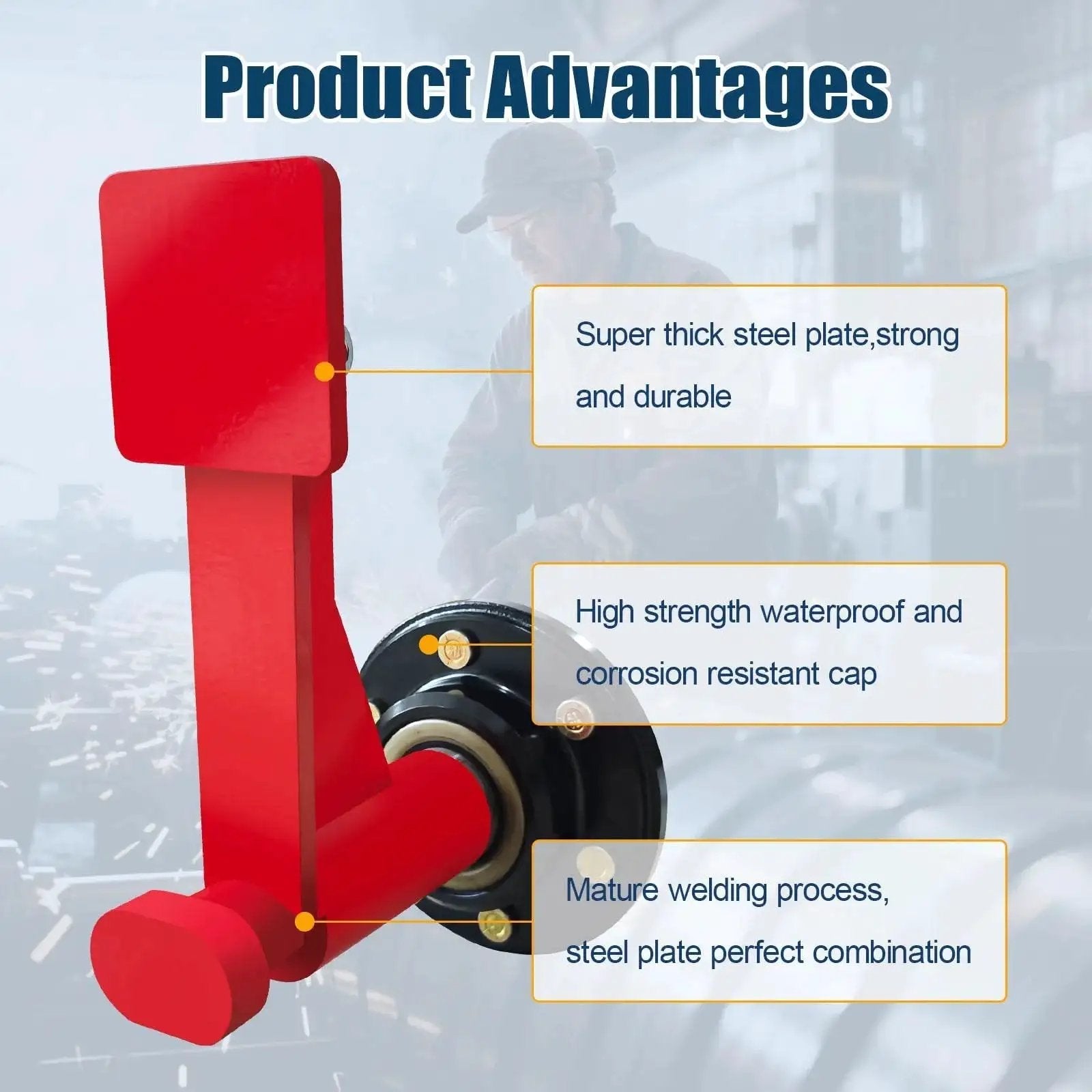 Side view of Container Wheel Kit With 6-Lug Axles And Heavy Duty Ratchet Tie Downs For Moving 20 To 40-Foot Shipping Containers