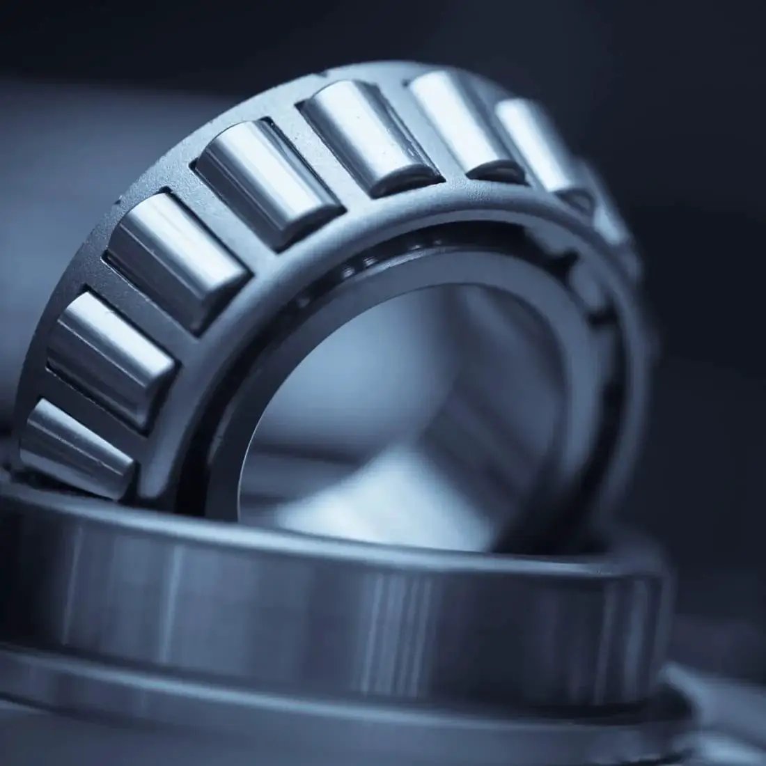 Heavy Duty Tapered Roller Bearing Cone With Cup Set for Freight Trailers 15mm Inner Diameter 35mm Outer Diameter 12mm Thickness 16000 RPM Rated High Grade Bearing Steel for Heavy Loads 2 Pack by Uxcell close-up