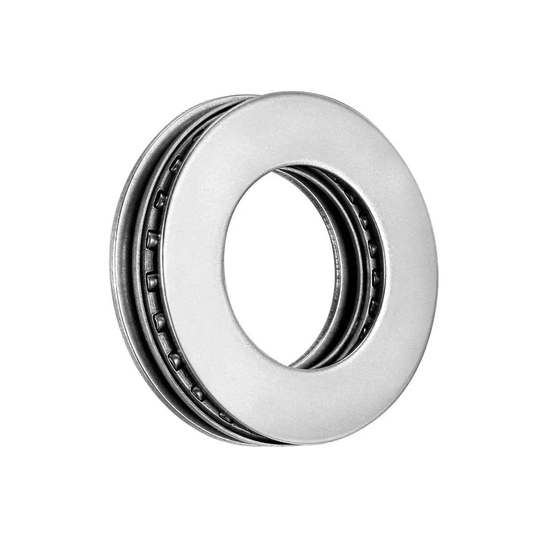 Heavy Duty Thrust Needle Roller Bearing With Washers AXK2035 20mm Bore, 35mm OD, 2mm Width, close-up of chromium steel rollers and cage