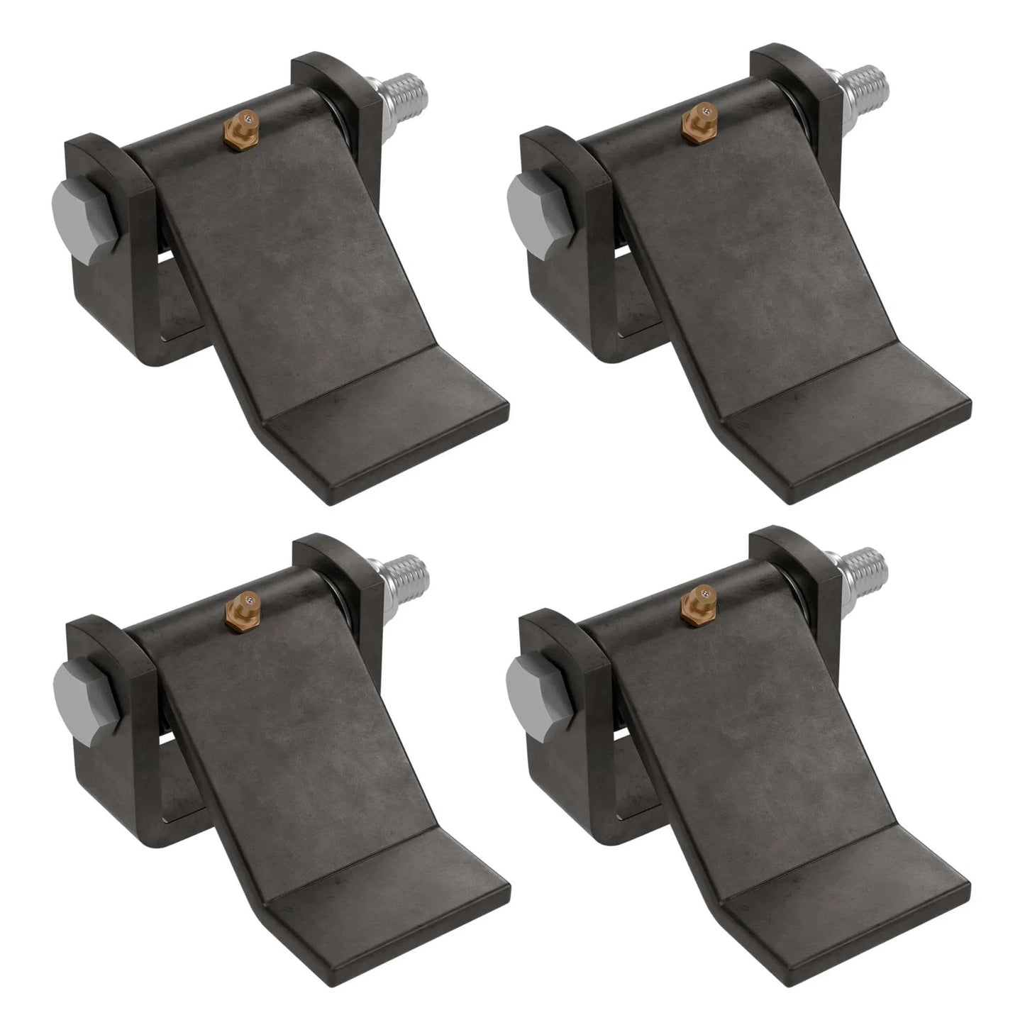 Heavy Duty Trailer Hinges With Grease Zerk For Dump Truck Gates And BBQ Smokers 4 Pack Pig Iron Construction