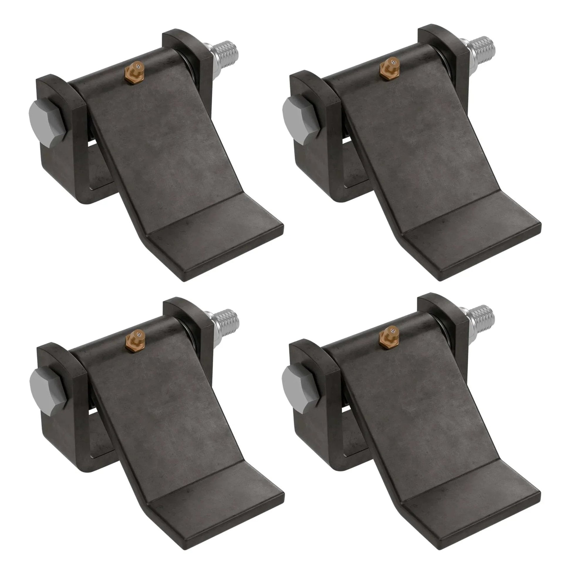 Heavy Duty Trailer Hinges With Grease Zerk For Dump Truck Gates And BBQ Smokers 4 Pack Pig Iron Construction