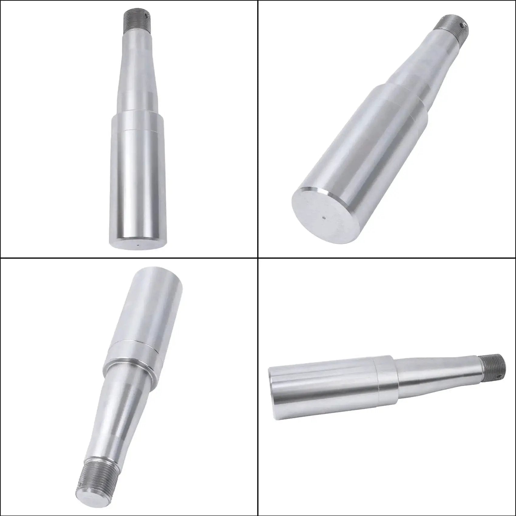 Heavy Duty Trailer Spindle 8.25 Inch Round Mounting Surface 1.75 Inch for 1 3 8 Inch to 1 1 16 Inch Bearing Inner Diameters