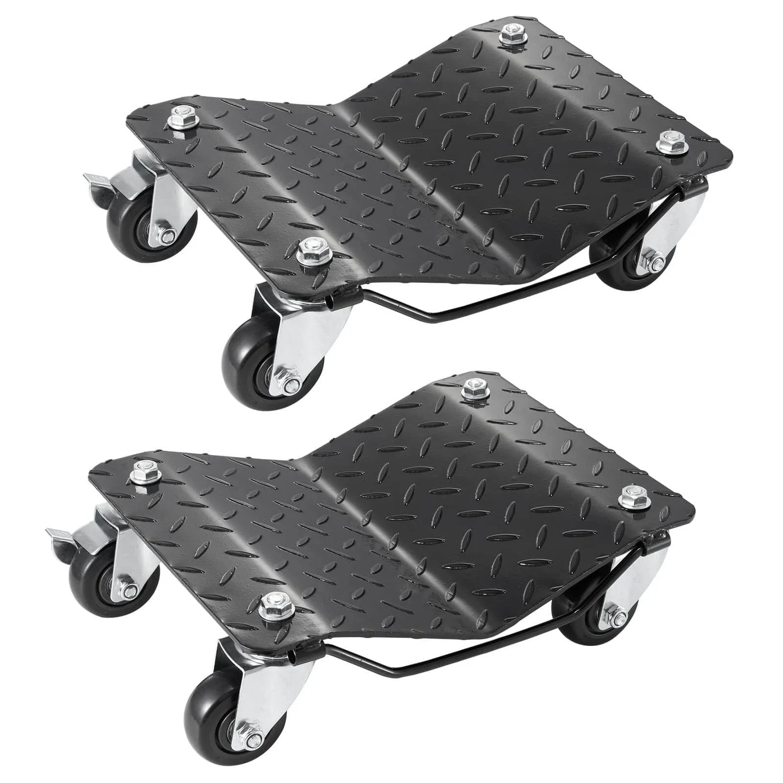 ✝️ Wheel Dolly, 3000 lbs Car Moving Dolly, Wheel Dolly Car Tire Stake Set of 2 Piece, Heavy-Duty Car Tire Dolly with smooth alignment