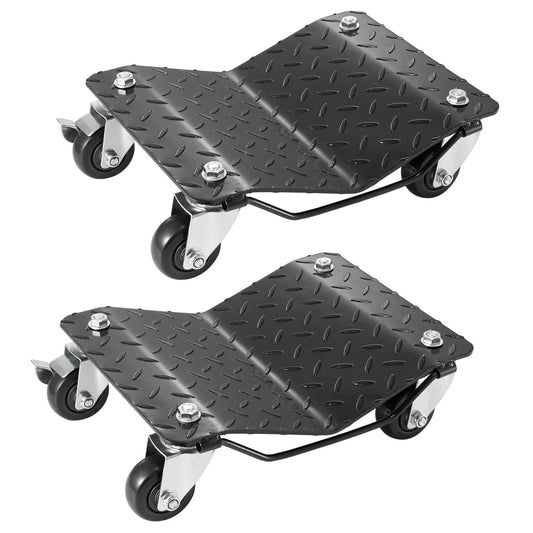 ✝️ Wheel Dolly, 3000 lbs Car Moving Dolly, Wheel Dolly Car Tire Stake Set of 2 Piece, Heavy-Duty Car Tire Dolly with smooth alignment