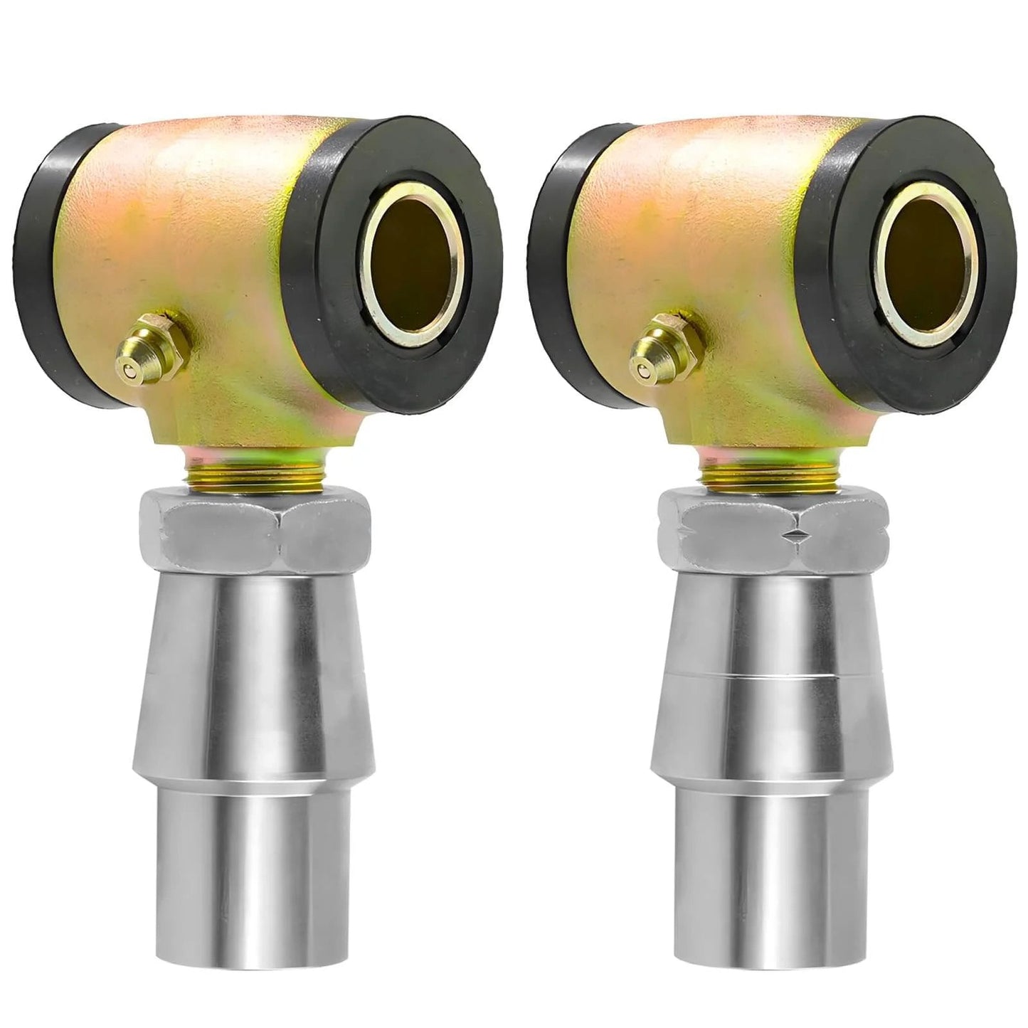 5/8-18 Heim Joint Rod End Kit, chromoly rod ends with left and right hand thread, polyurethane bushings, zinc plated steel