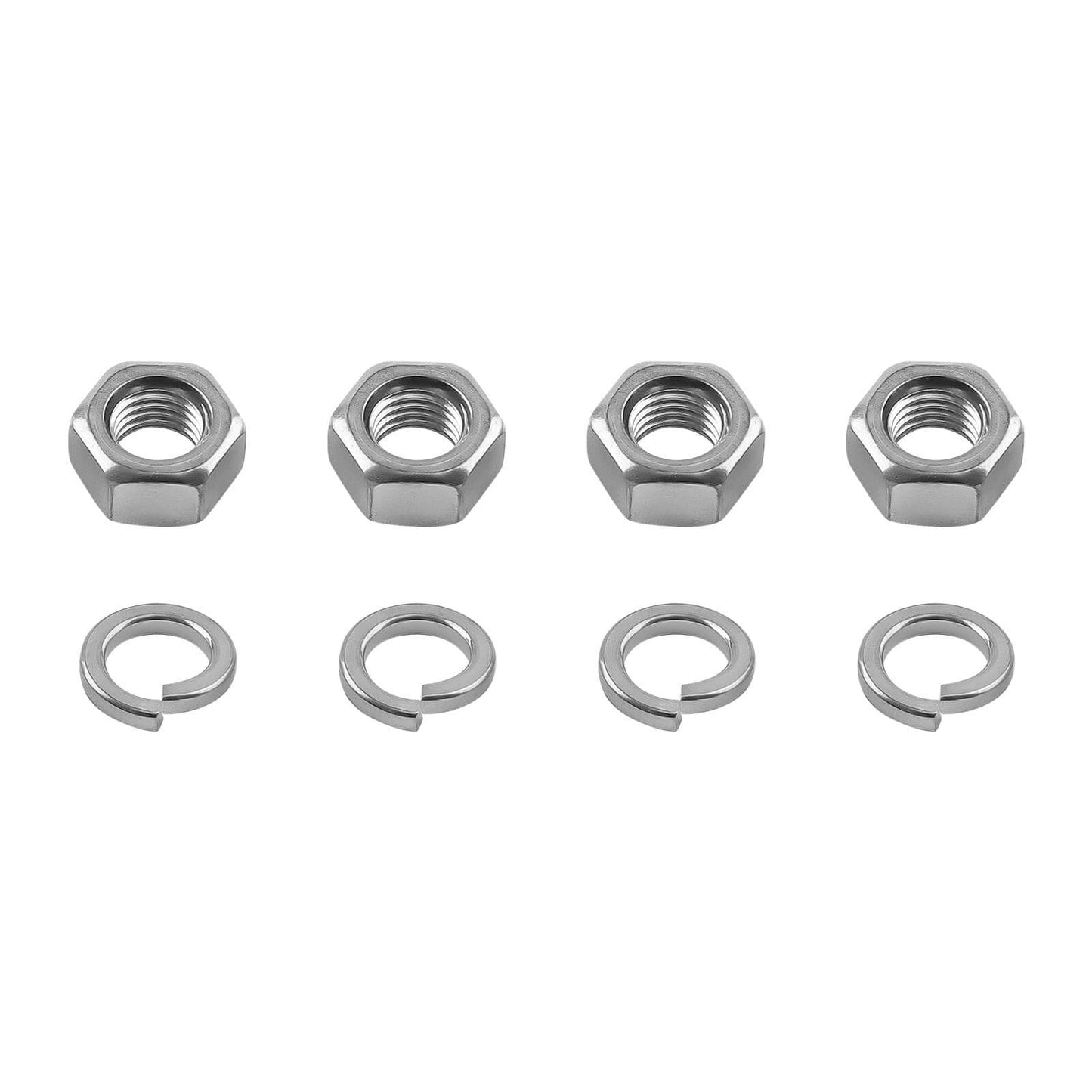 Hex nuts and lock washers for 167567 118246 Hydraulic Pump Motor Slide Out, compatible with Lippert Components Leveling System.