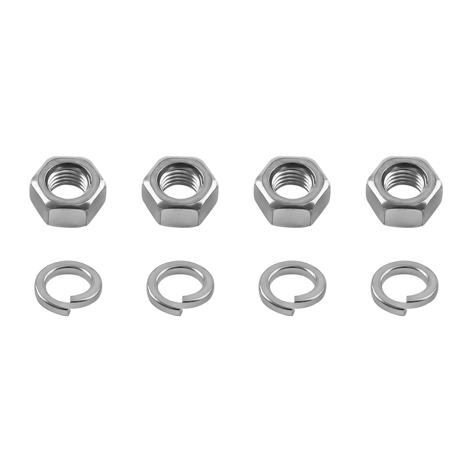 Hex nuts and lock washers for 167567 118246 Hydraulic Pump Motor Slide Out, compatible with Lippert Components Leveling System.