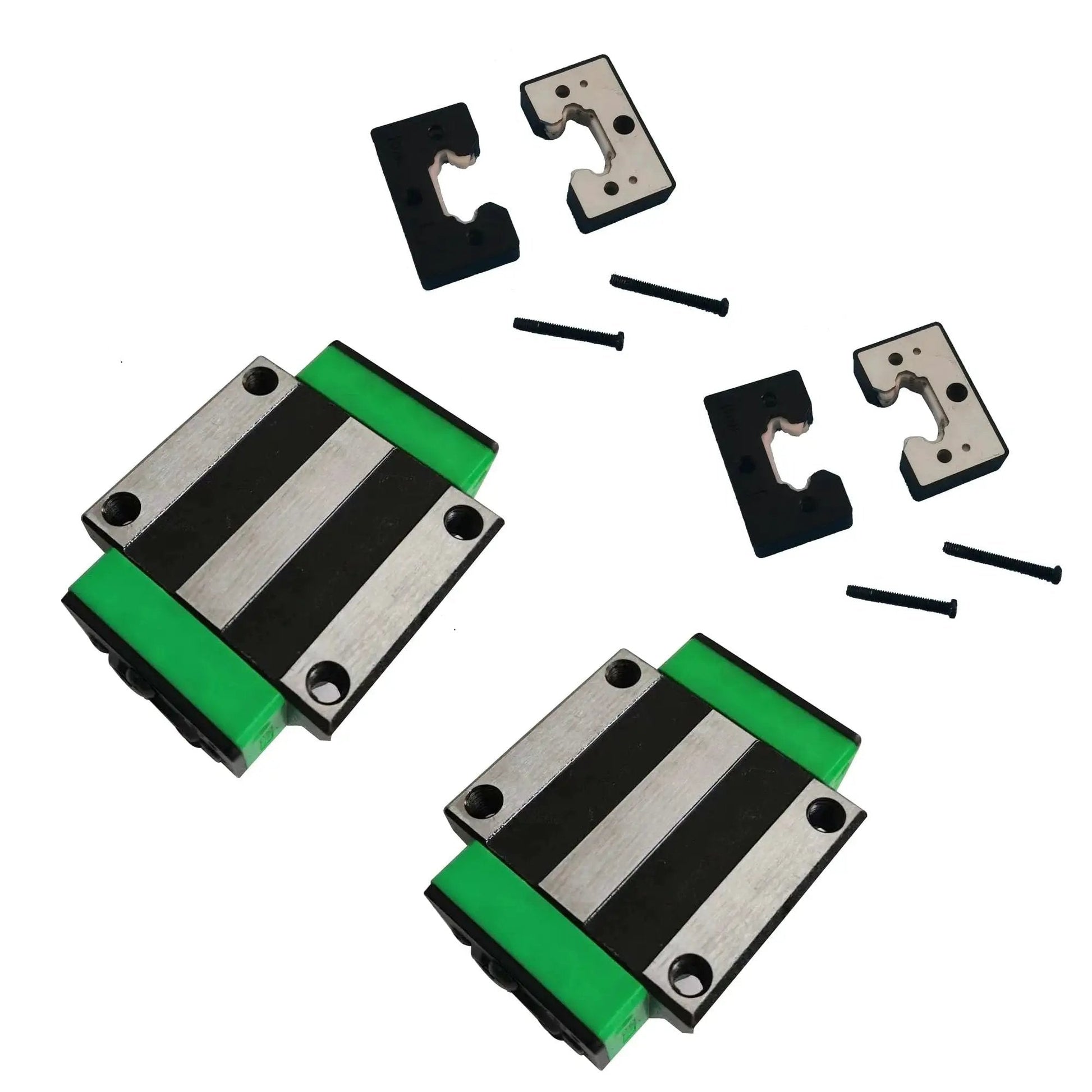 HGW25CA Linear Bearing Slider Block Kit with HV25 Self Lubricating Dustproof Oil Box Sets for CNC Linear Guides and Machines