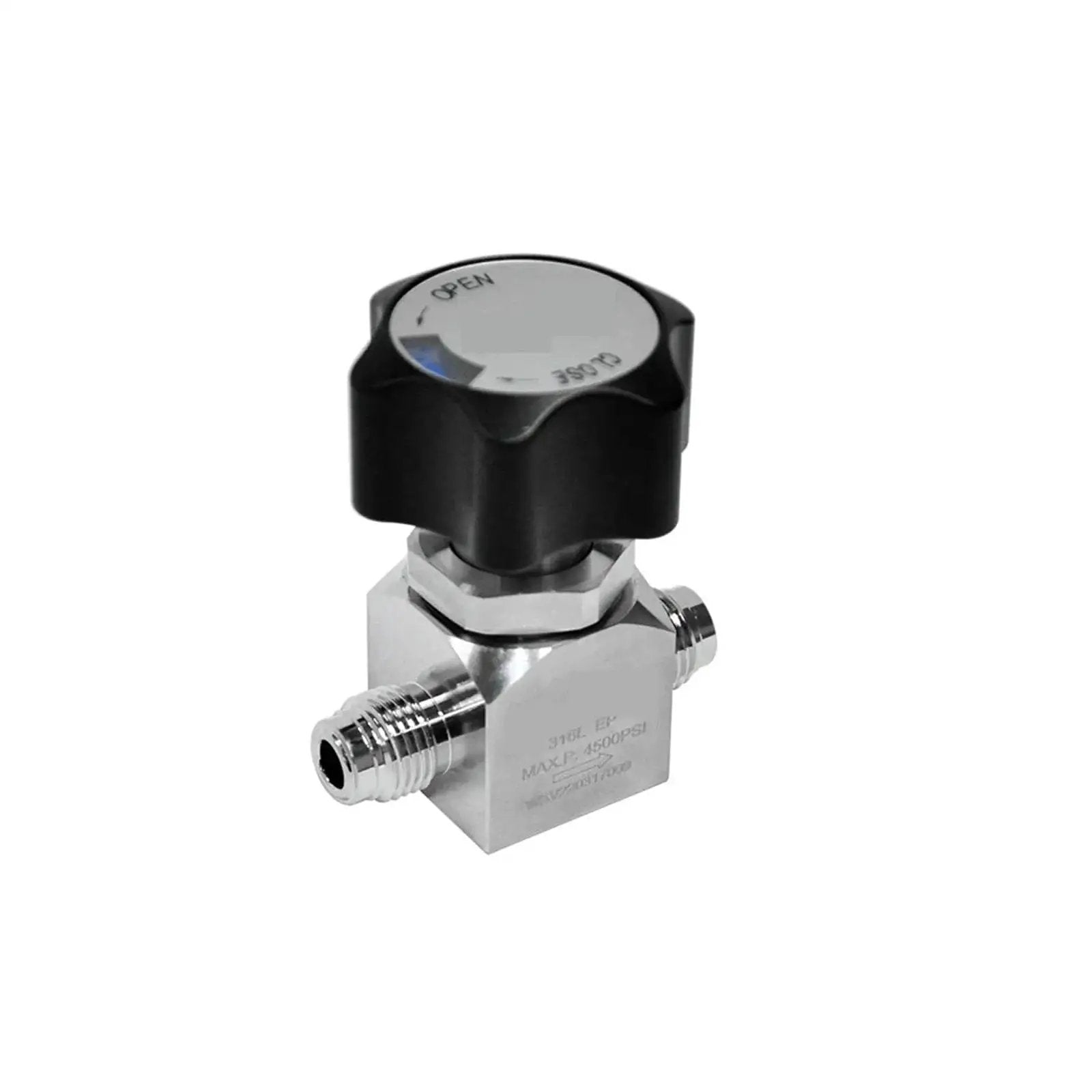 High Pressure Check Valve For Fluid And Pneumatic Systems, Quarter To Half Inch Diaphragm Style, 4500 PSI Capacity
