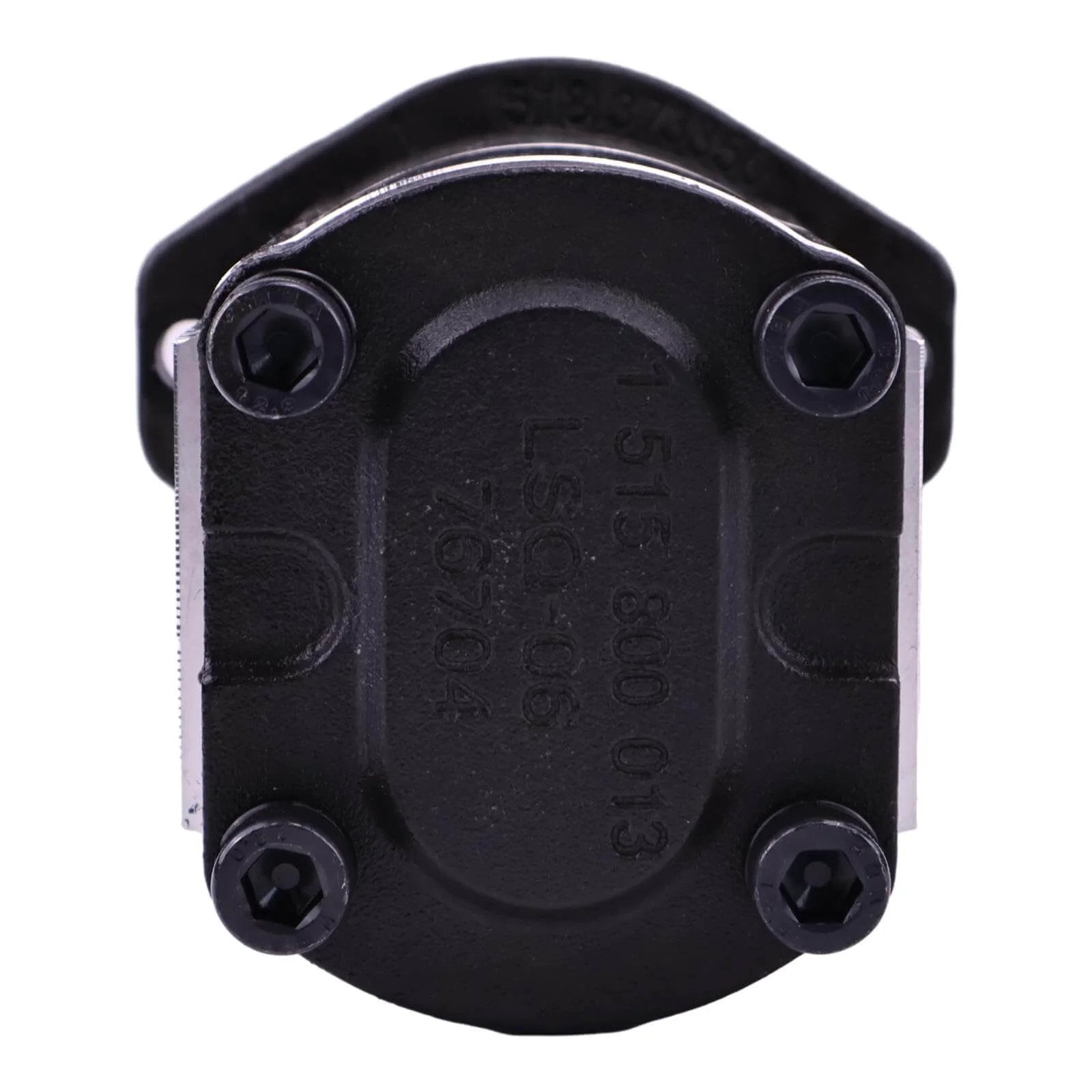 Front view of HOLDWELL 10T Hydraulic Gear Pump 67051095 67051100 compatible with Casappa PLP20.7,2-01W4LOD, 8.15cc+8.15cc