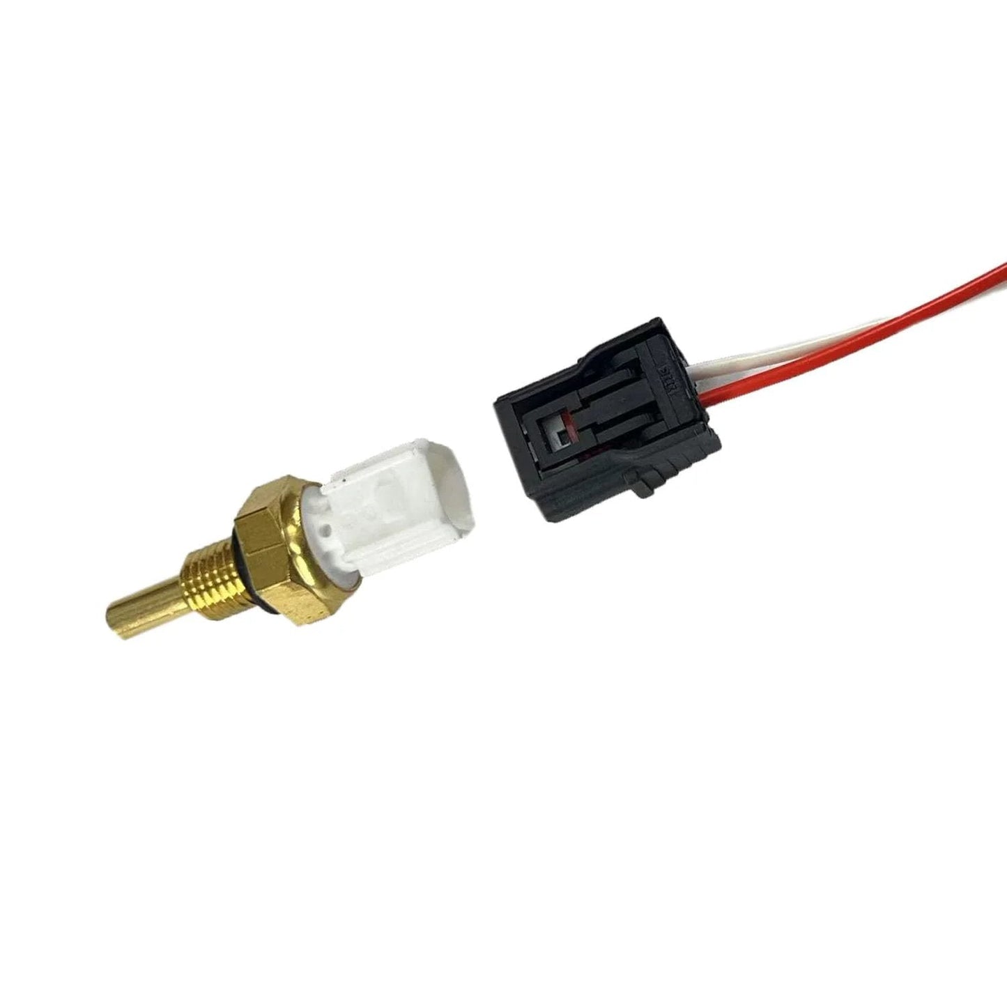 Coolant Temperature Sensor With Connector Pigtail Harness For Honda Cars And SUVs For Honda Fans Compatible With Accord Civic Crosstour Fit Odyssey Pilot Ridgeline And More 37870 Series Replacement Sensor, close-up view.