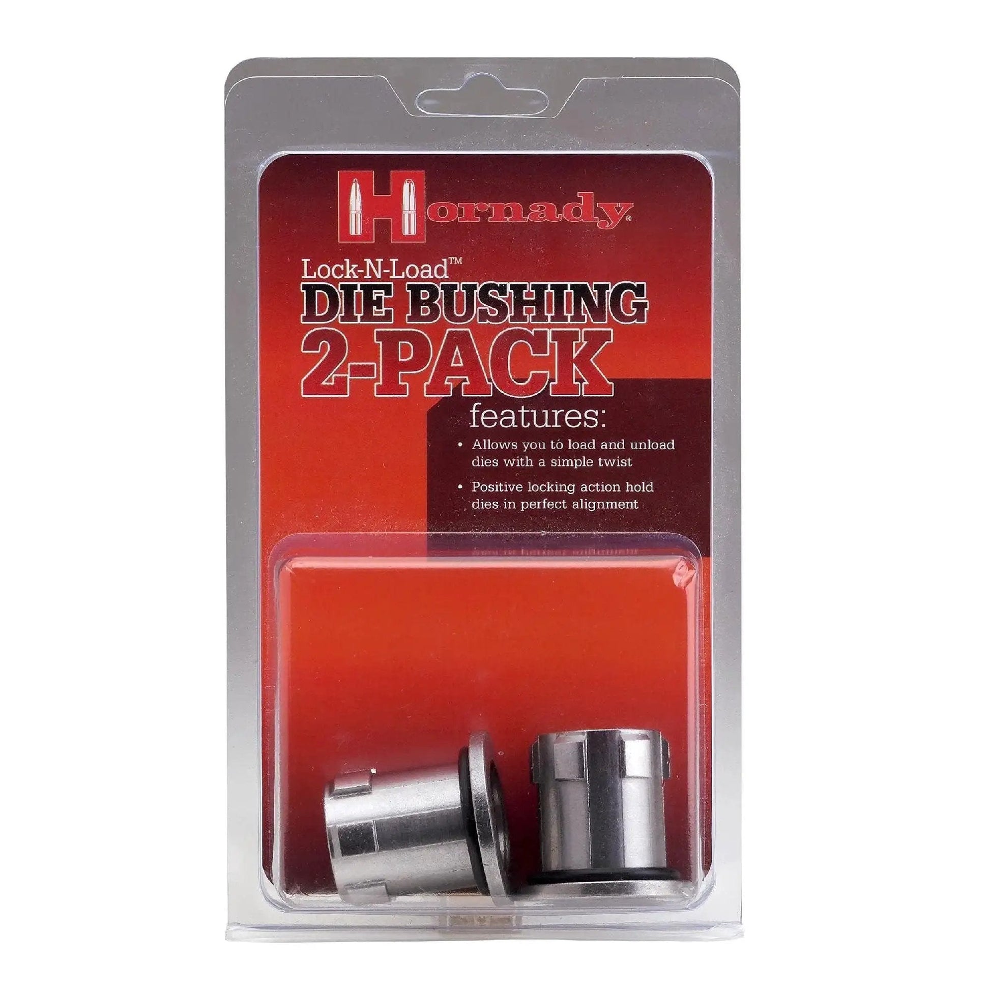 Lock N Load Die Bushing Set Two Pack For Quick Die Changes On 7 8 14 Threaded Dies Keeps Die Settings Between Swaps package