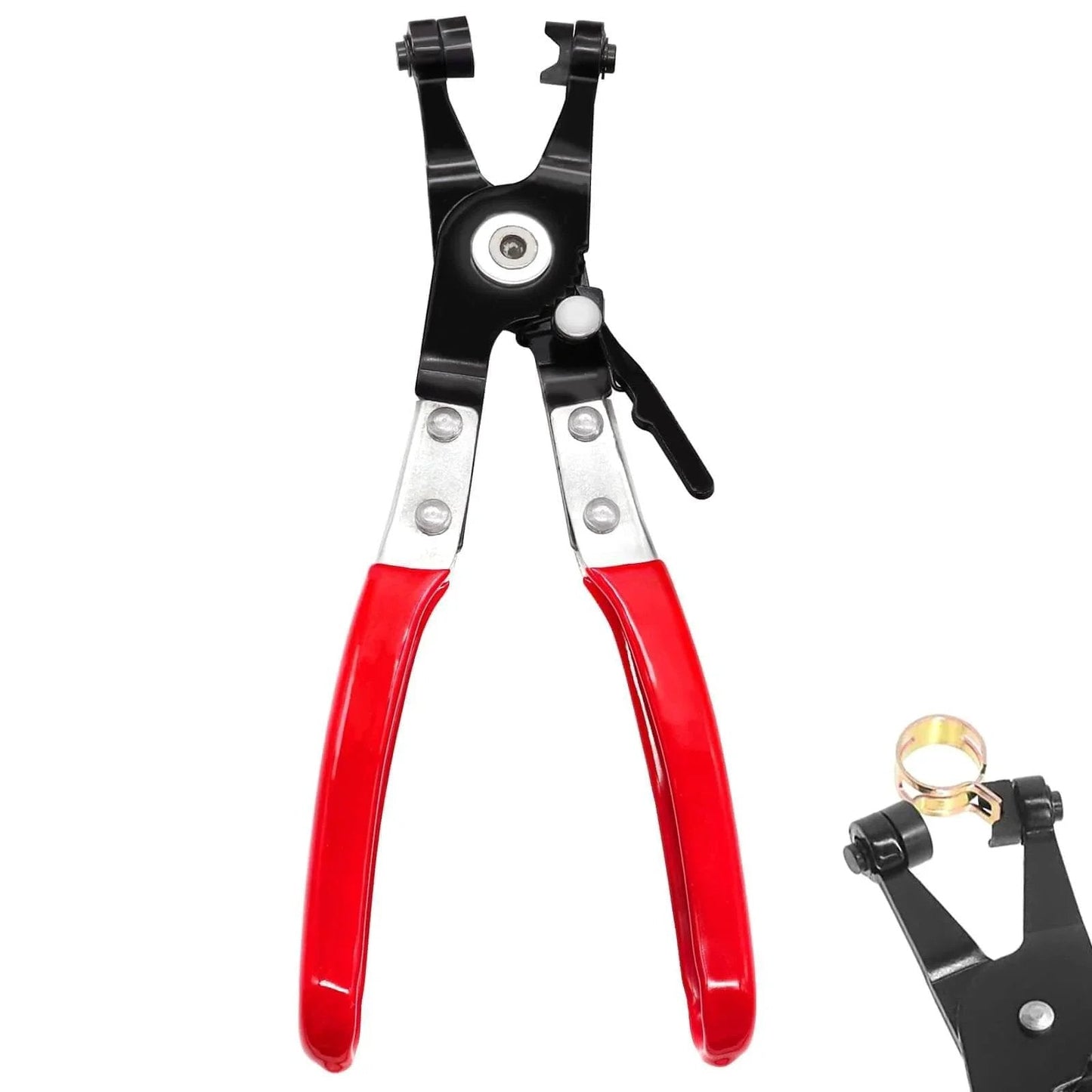 Hose Clamp Pliers Repair Tool Swivel Flat Band For Removal And Installation Of Ring Type Or Flat Band Hose Clamp LCS-C-0038