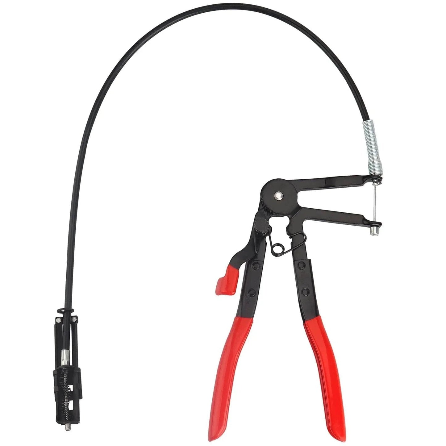 Hose Clamp Pliers Tool For Removing And Installing Flat Hose Clamps And Spring Clamps With Cable For Automotive Repair Small Engine Repair And Home Plumbing Ergonomic Handles Durable Construction For Easy Clamp Removal.
