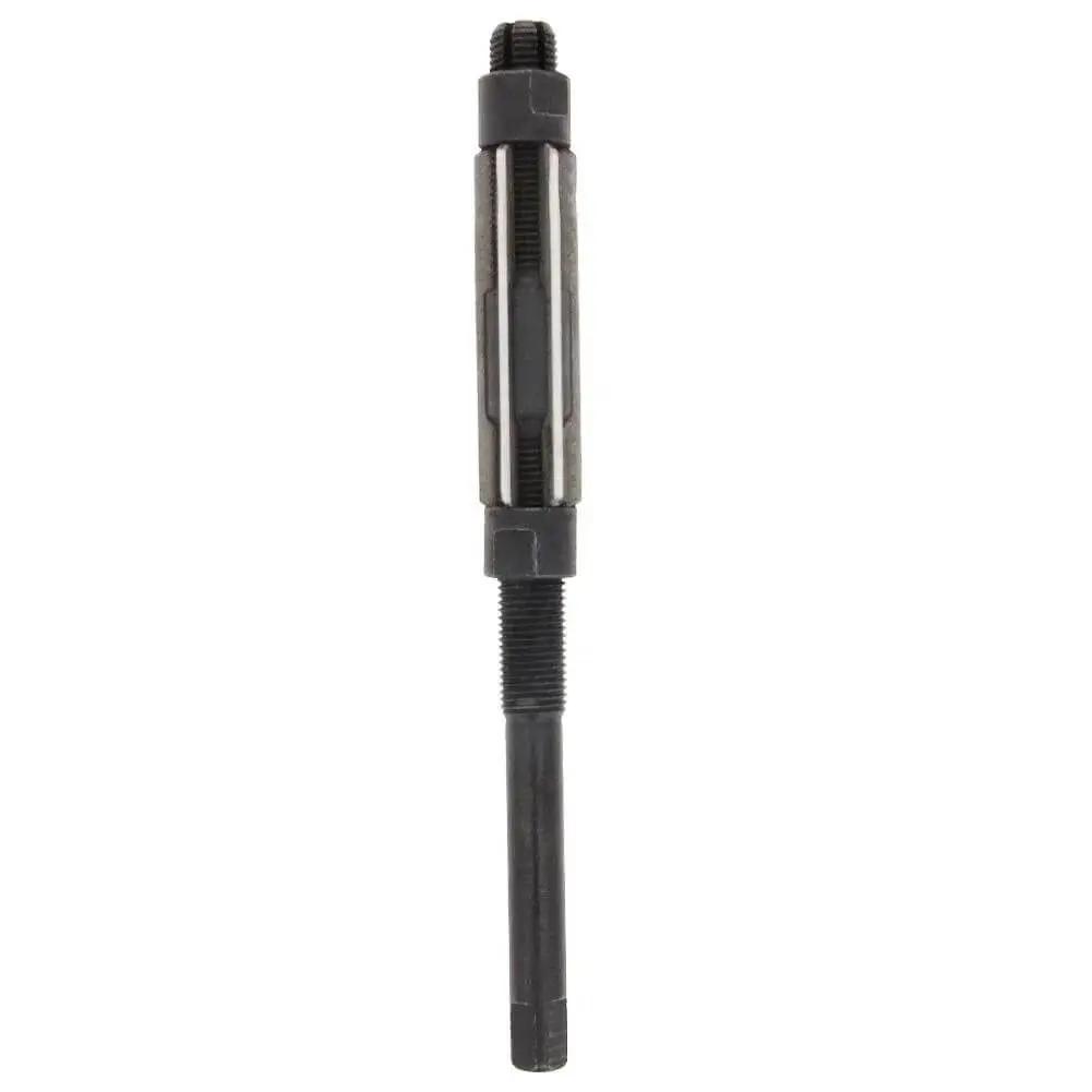 Front view of Adjustable High Speed Steel Hand Reamer 17 to 19 mm H8 Milling Cutter Tool Uncoated 1 Piece for metalworking.