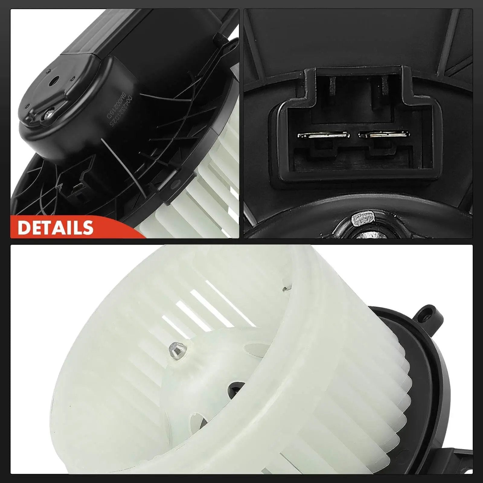 Front HVAC Blower Motor Replacement For Jeep Grand Cherokee 2011 To 2021 Durango 2011 To 2021 Dodge Grand Caravan 2008 To 2020 And Chrysler Town And Country 2008 To 2016 APremium