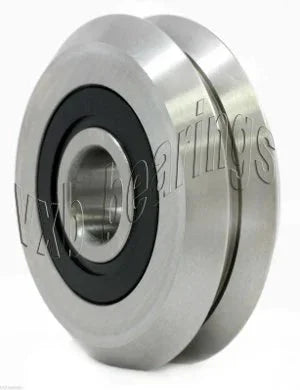 Hybrid Ceramic RM2-2RS 3/8" Si3N4 V-Groove Guide Bearing