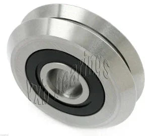 Hybrid Ceramic RM2-2RS 3/8 V-Groove Guide ZrO2 Bearing