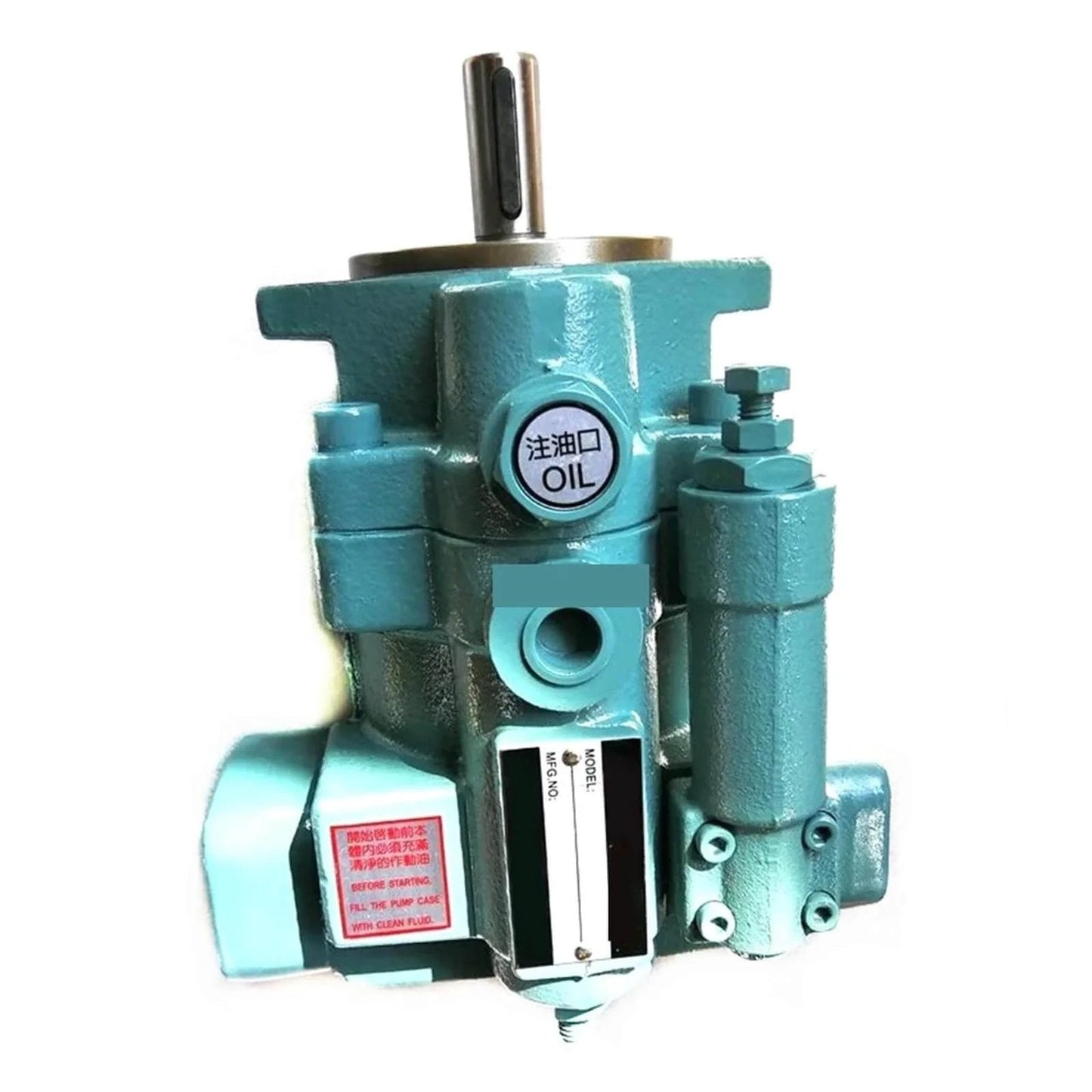 Front view of CAARLA Hydraulic Axial Piston Pump Hydraulic Oil Pump P16-A0-F-R-01 P16-A3-F-R-01 showcasing compact design.