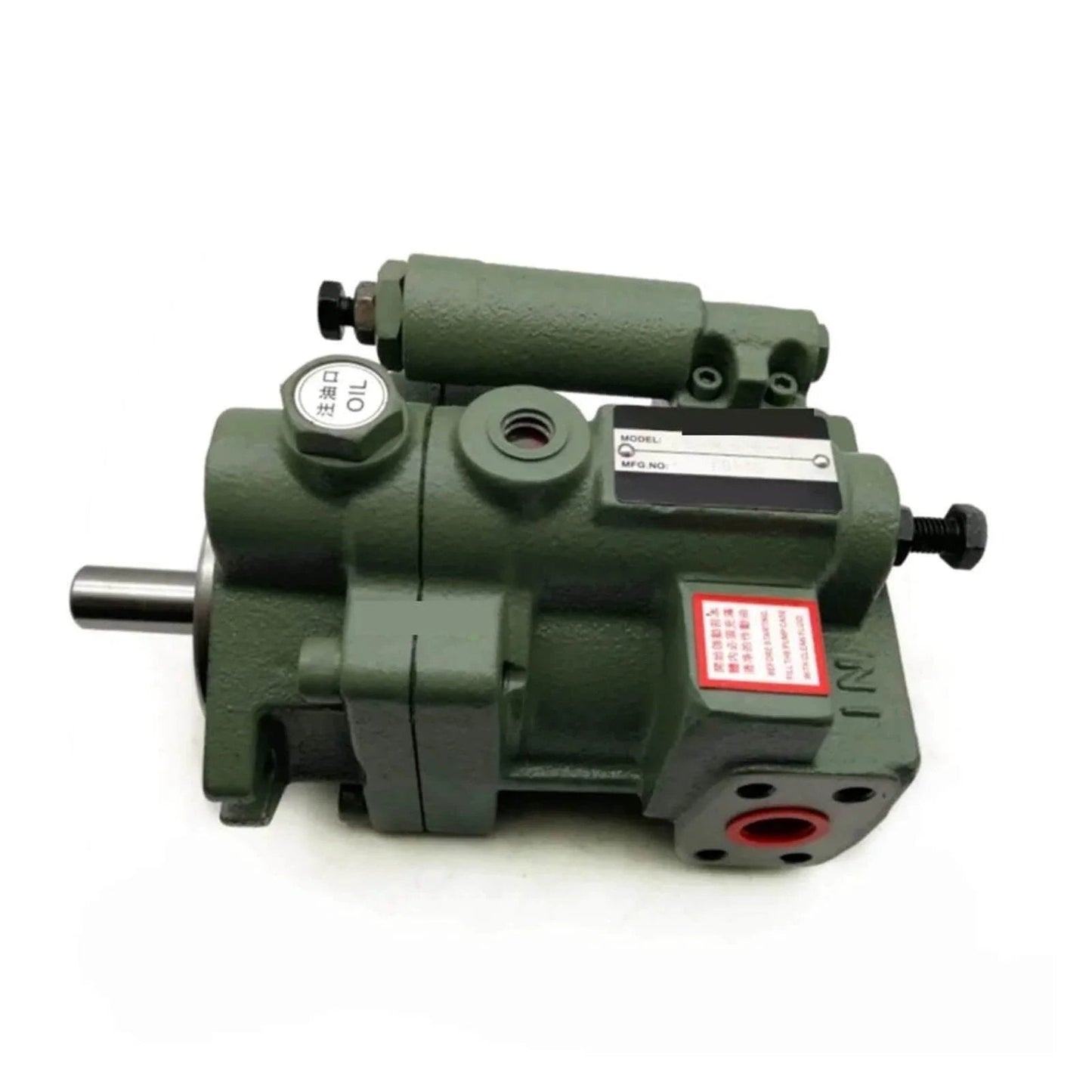 CAARLA Hydraulic Axial Piston Pump P16-A0-F-R-01 green hydraulic oil pump industrial machinery view