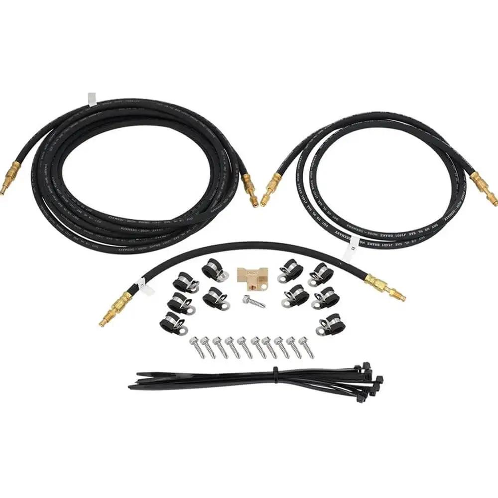 Beefed Up Maxx Kit Hydraulic Actuator 3500 Lb Integral Disc Brake System components and hoses for single axle trailers