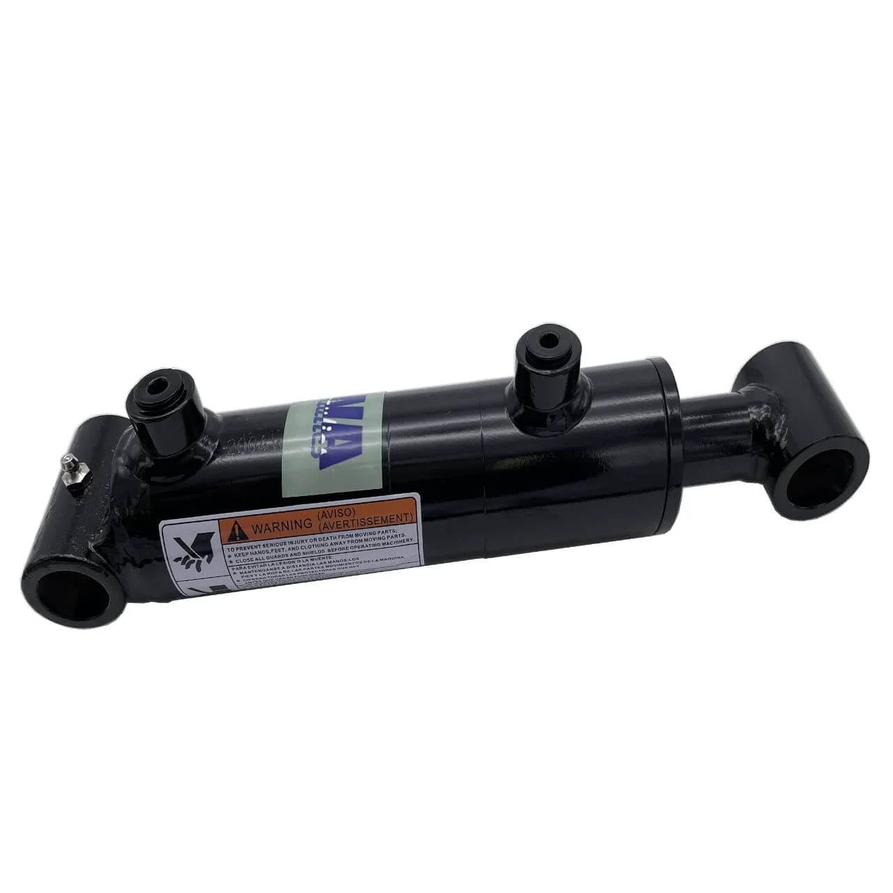 Hydraulics WT Weld Cross Tube Hydraulic Cylinder 2" Bore x 20" Stroke x 1 1/4" Rod x SAE 6 Port x 3000 PSI, side view