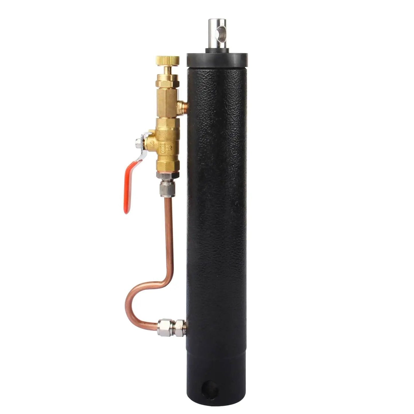 Heavy Duty Hydraulic Cylinder For Metal Bandsaw Replacement From 11.22 In Retracted To 16.92 In Extended With 12 Mm Mounting Hole 1.77 In Bore 0.5 In Piston Rod 6.69 In Travel Fits Most Metal Cutting Bandsaws Workhorse Performance