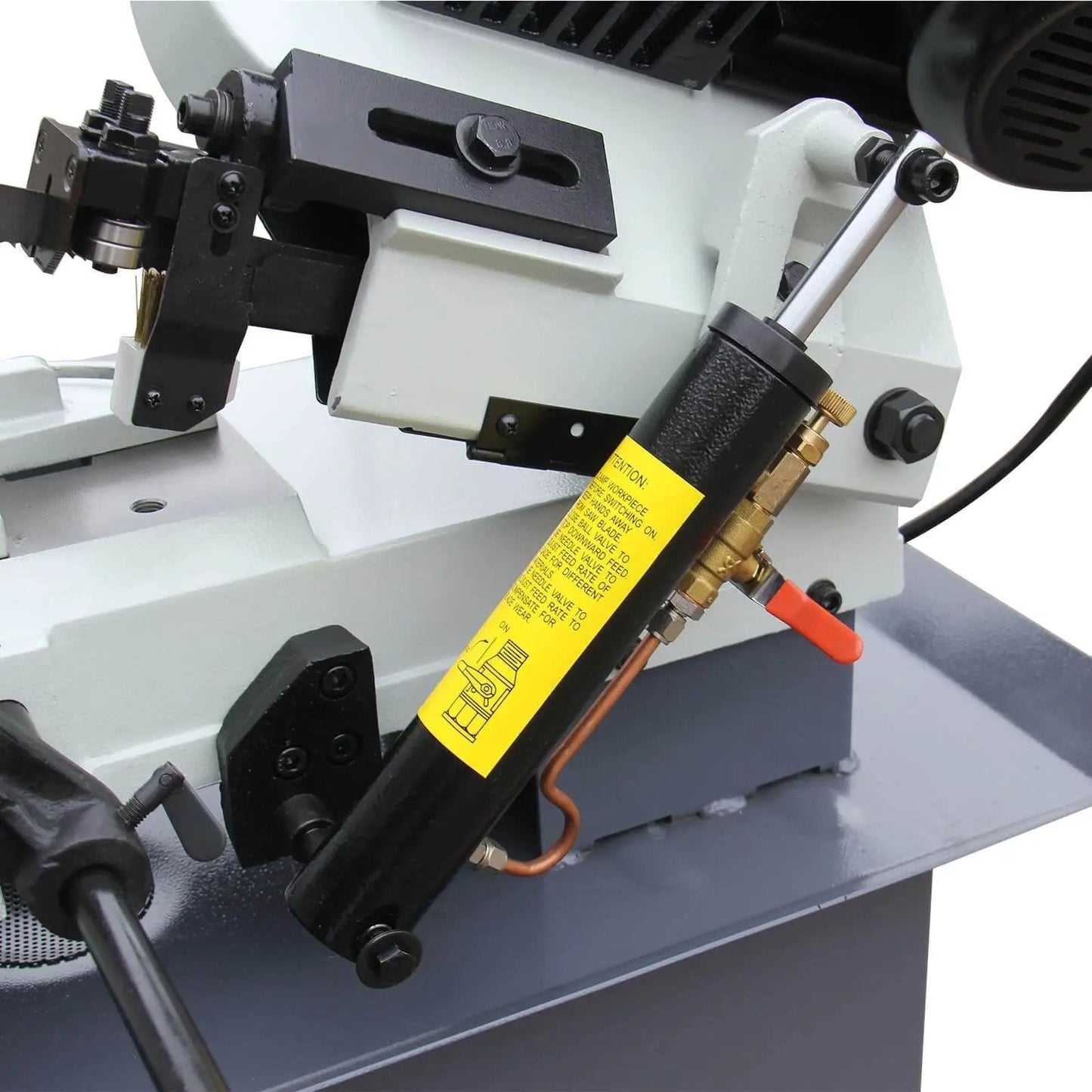 Heavy Duty Hydraulic Cylinder For Metal Bandsaw Replacement From 11.22 In Retracted To 16.92 In Extended With 12 Mm Mounting Hole