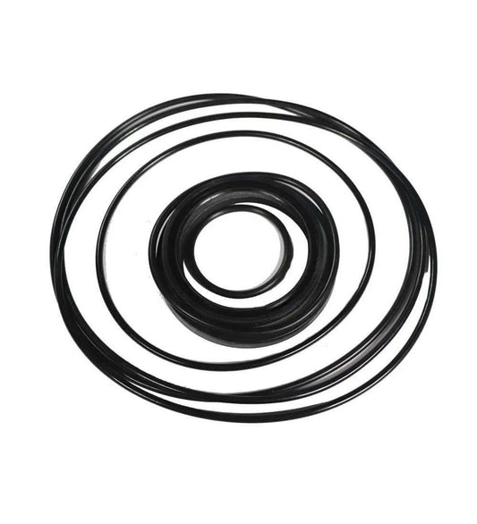 Seal kit for ✝️ WT Welded Cylinder: 2.5 Bore, 1.5 Rod Diameter, 3000 PSI, 204607, showing multiple O-rings for repair use