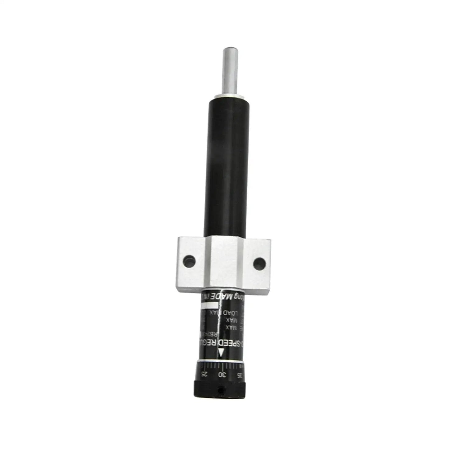 Hydraulic Damper Regulator RB 2430 for 30mm stroke, speed control damper, oil filled, compact design, front view
