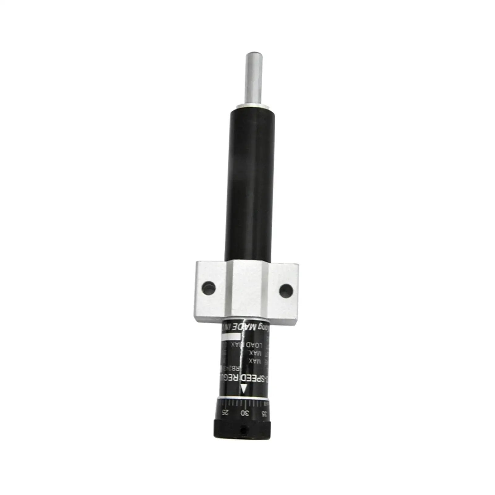 Hydraulic Damper Regulator RB 2430 for 30mm stroke, speed control damper, oil filled, compact design, front view