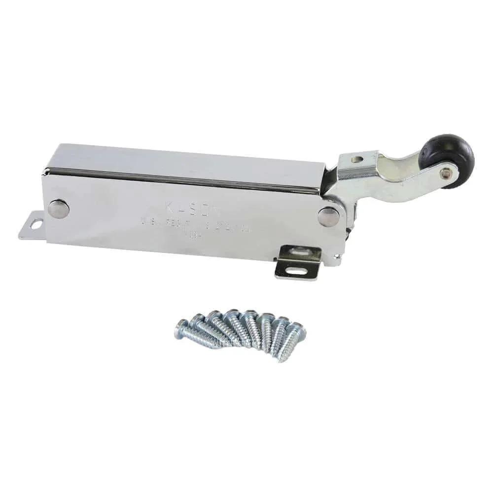 Hydraulic Door Closer, Exposed Mounting, 11094000003, steel housing with screws, side view