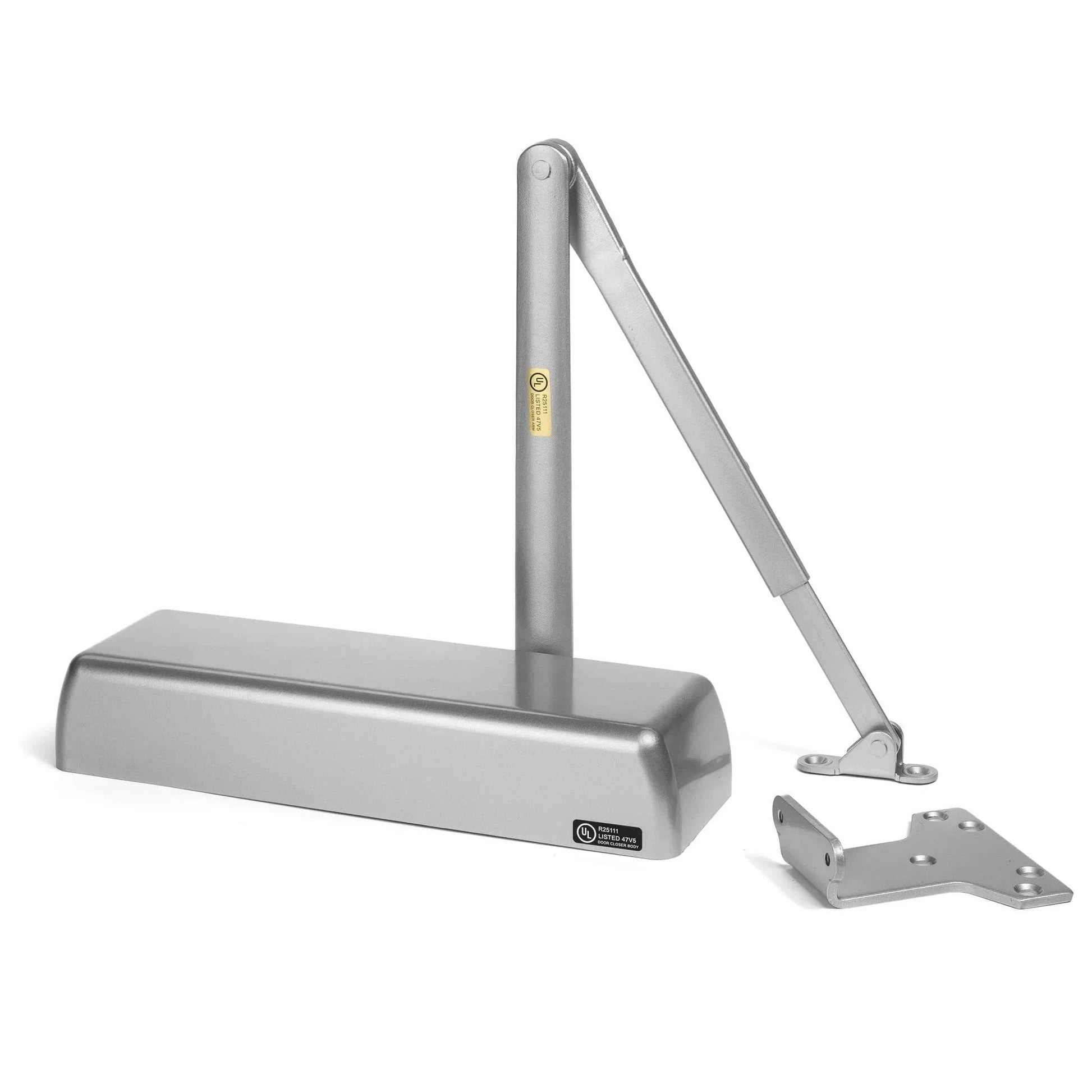 Door Closer, Grade 1 Heavy Duty Commercial Hydraulic Closer, Self-Closing, Adjustable Spring Size 1-6, ADA Compliant
