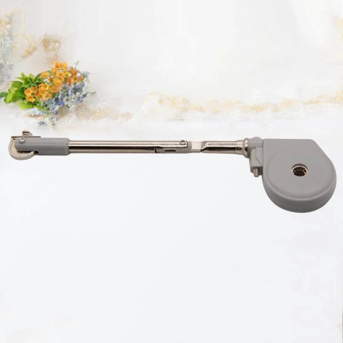 Drop Down Short Cabinet Door Gas Strut Hydraulic Gas Spring with satin silver finish and sturdy construction