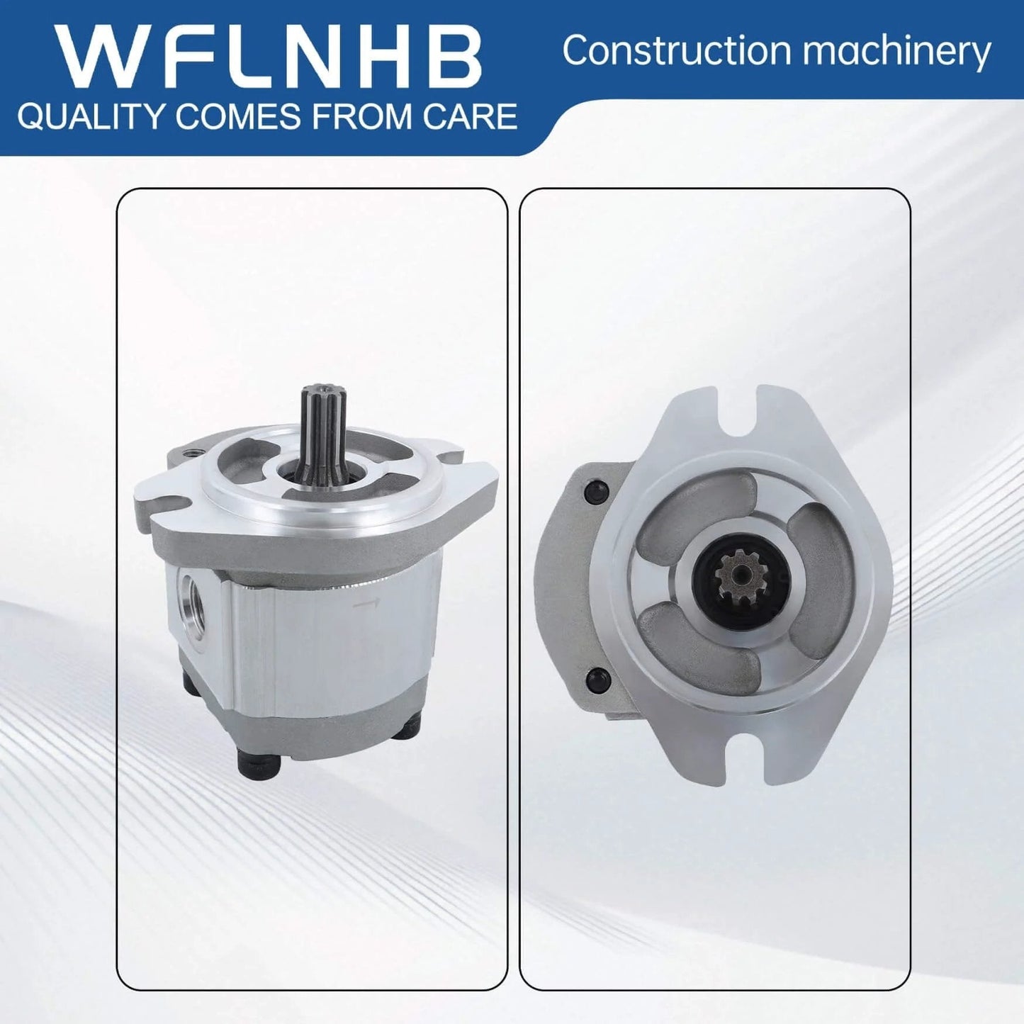 WFLNHB 96193GT 96193 Function Pump Hydraulic Gear Pump Replacement for Genie Lift close-up view