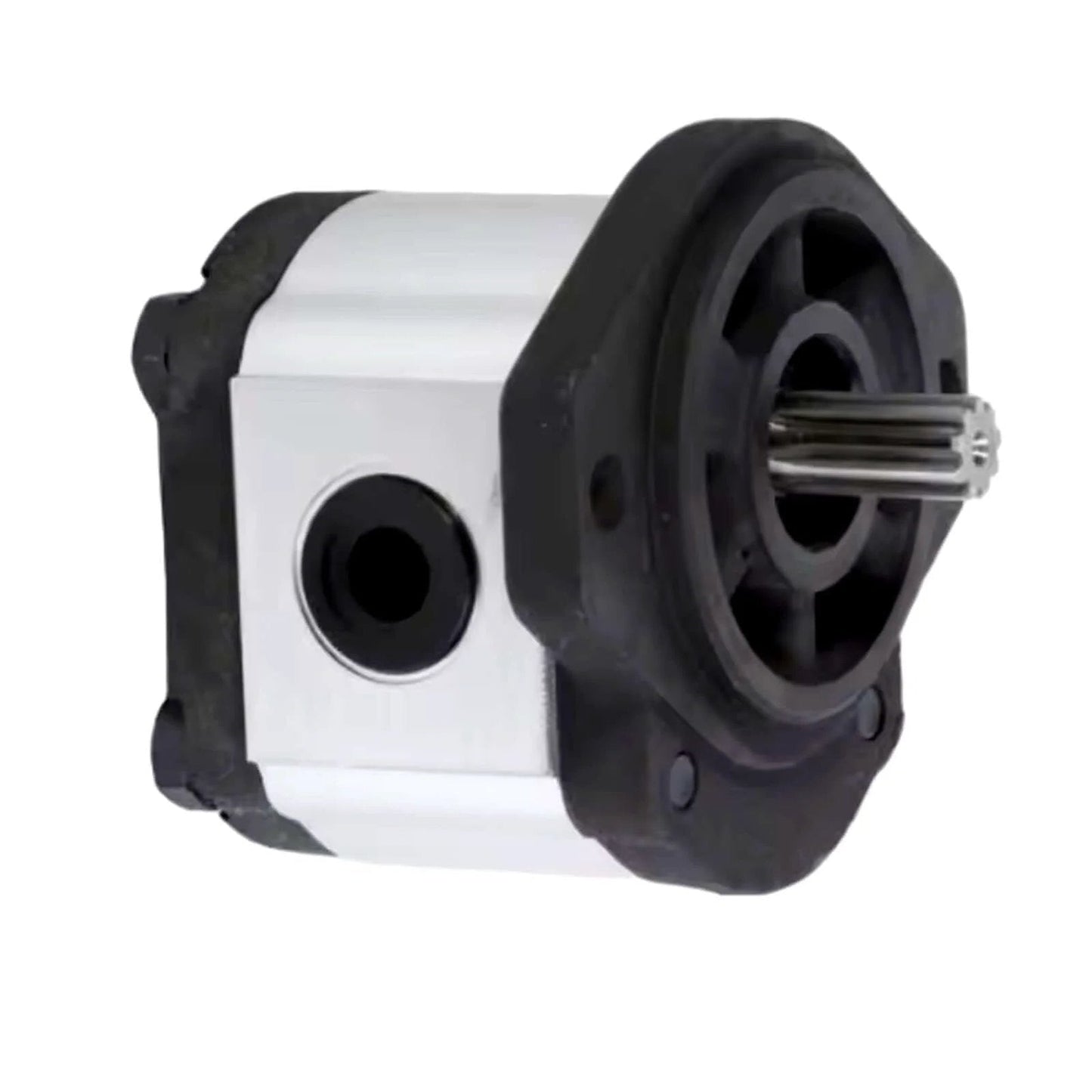 1 PC 96193GT 96193 Hydraulic Gear Pump Suitable for Genie Scissor Lift, shown in close-up view.