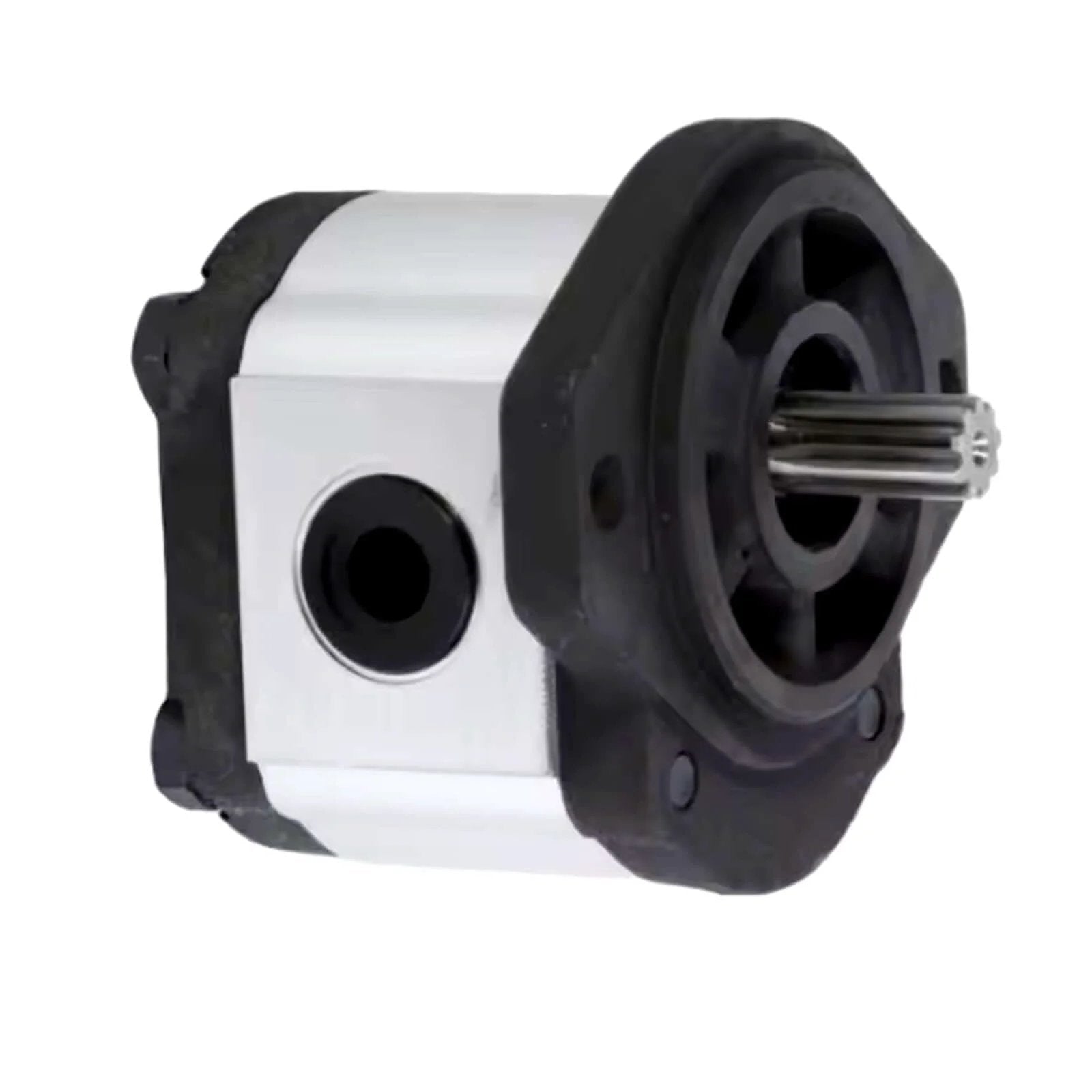 1 PC 96193GT 96193 Hydraulic Gear Pump Suitable for Genie Scissor Lift, shown in close-up view.