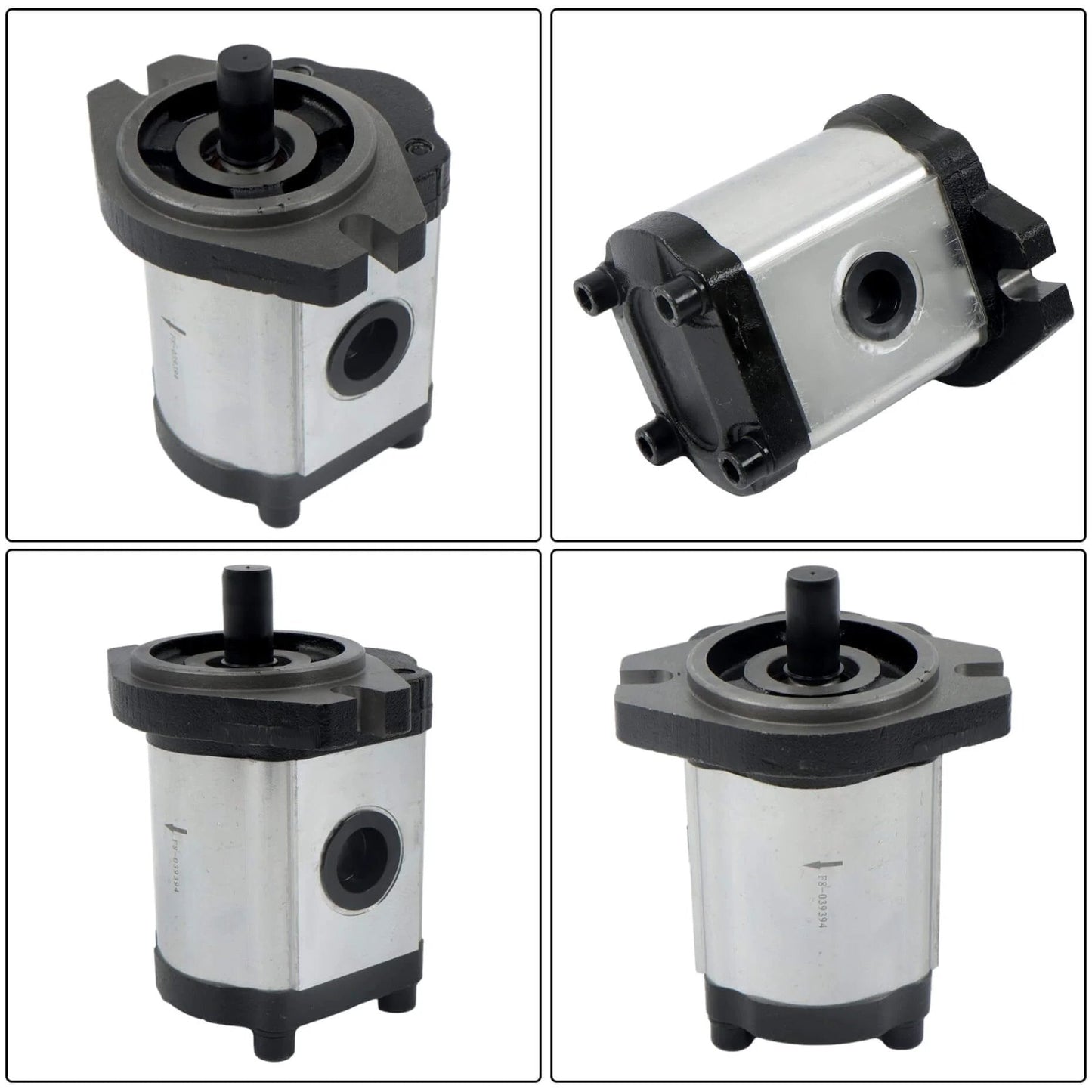 4-18GPM Hydraulic Gear Pump SAE A-2 Flange Cast Iron 9-Spline Shaft CW multiple views