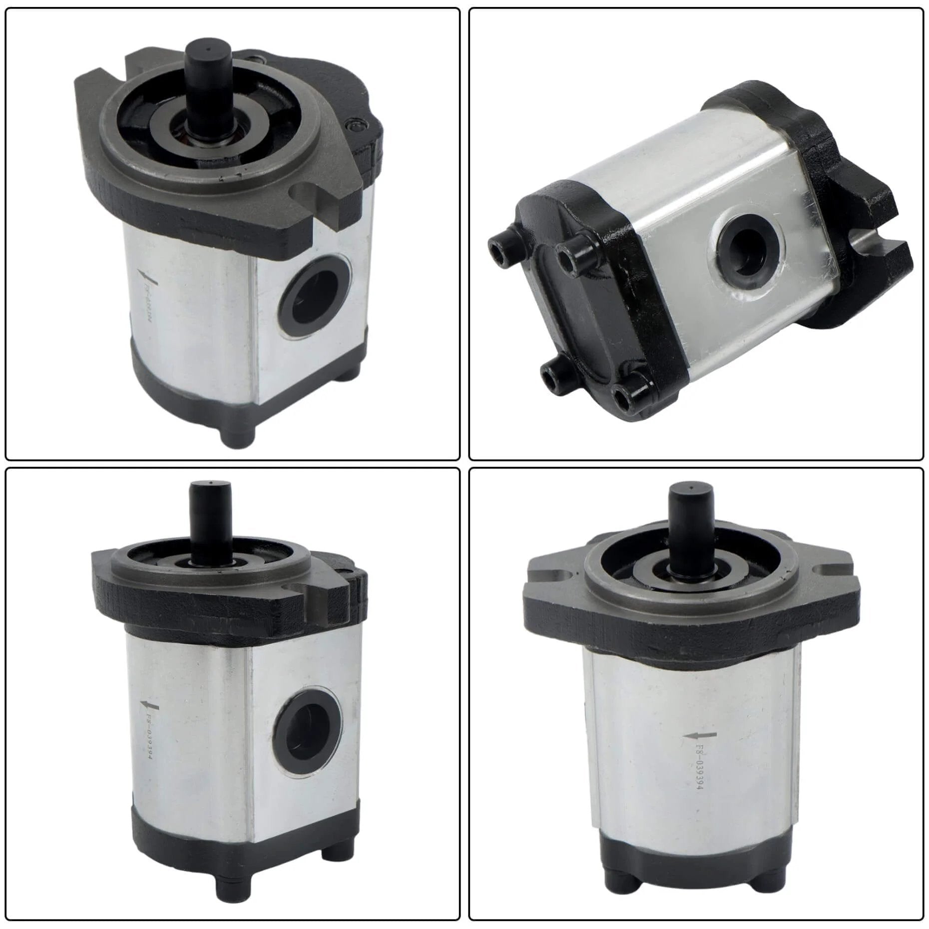 4-18GPM Hydraulic Gear Pump SAE A-2 Flange Cast Iron 9-Spline Shaft CW multiple views