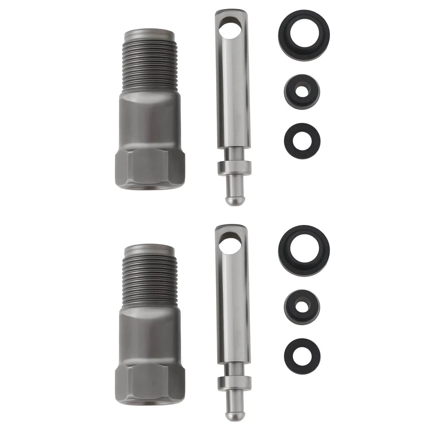 2 Sets of 2-20 Tons Hydraulic Jack Oil Pump Piston Set including pistons, seals, and plungers for repairs and upgrades