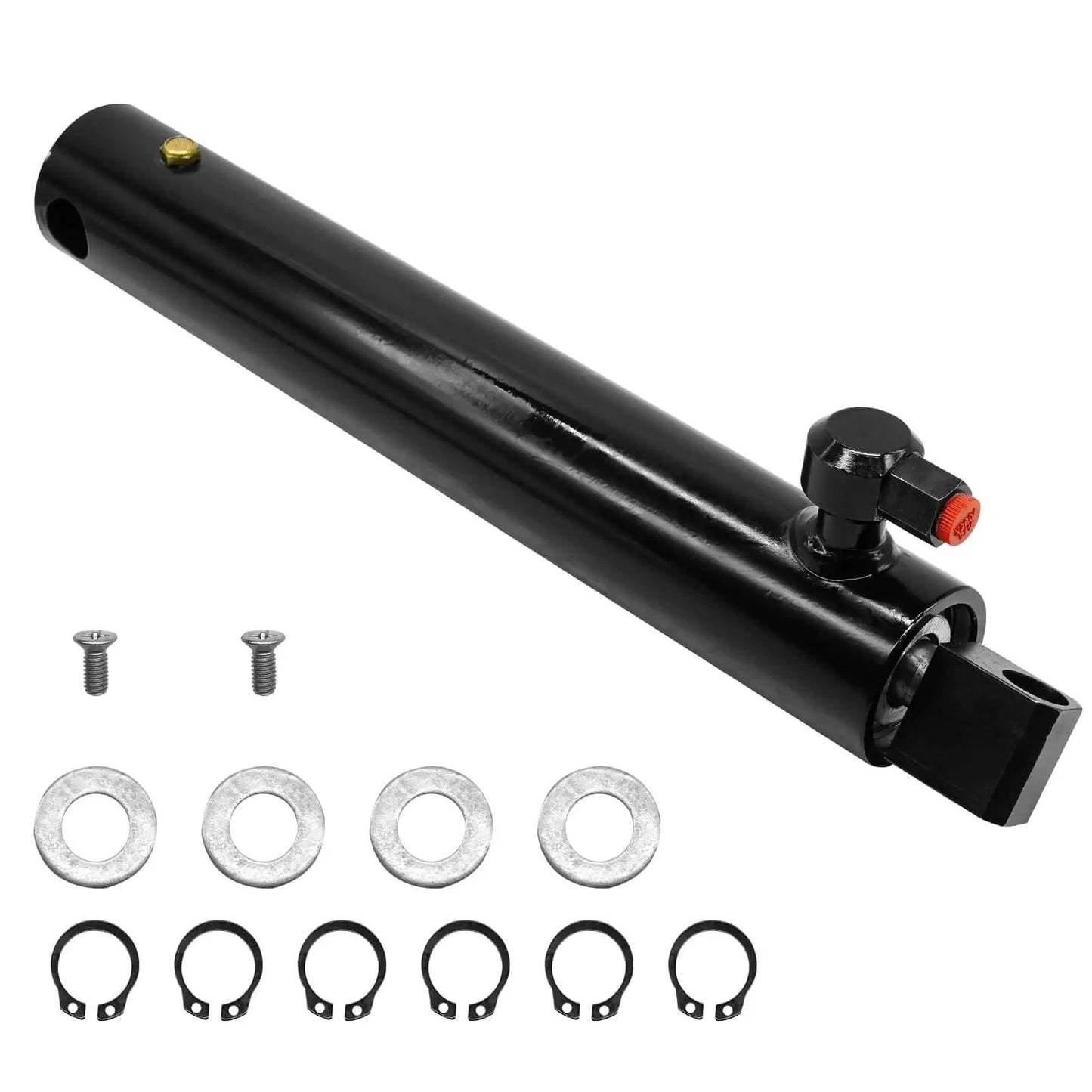 Hydraulic Lift Cylinder 000971 G2 Replacement For Tommy Gate 1540 1342 1642 1640 1340 1542 Series, shown with attachment components.