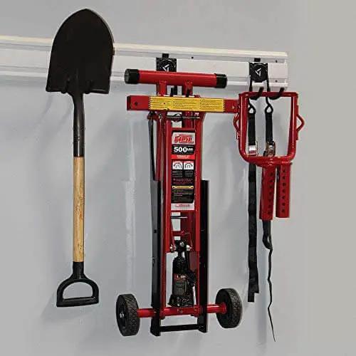 Heavy Duty Hydraulic Lift Jack For Zero Turn Radius Riding Mowers With 500 Pound Lift Locks Bar For Safer Deck Access