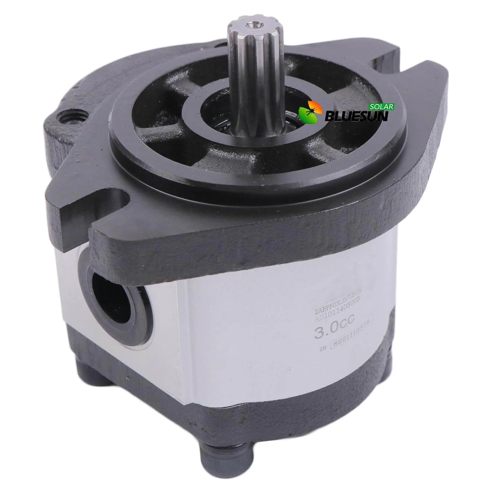 ✝️ Hydraulic Lift Pump 77981 77981GT Replacement for Genie Boom Lift Z-30/20N showing side view and gear mechanism