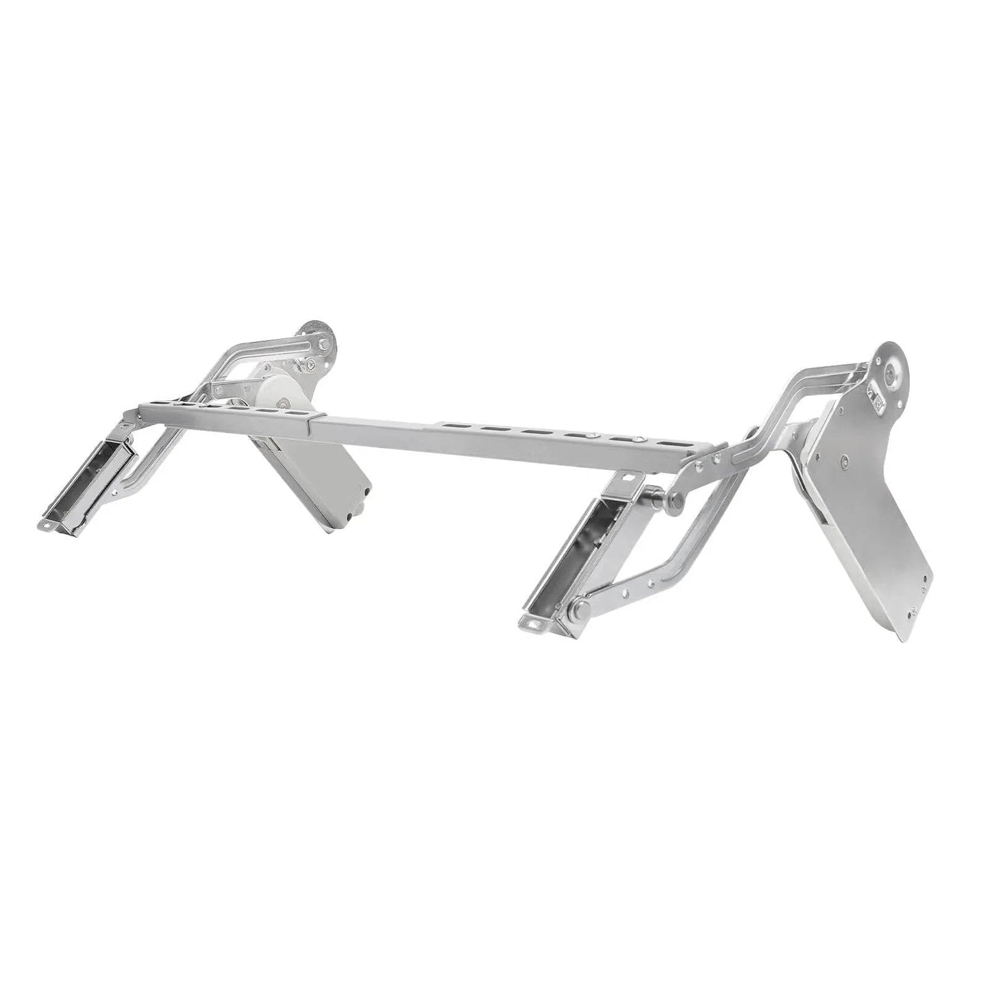 Cabinet Door Hinges Set Folding Lift up Top Table Vertical Swing Lift Up Stay Pneumatic Arm Kitchen Mechanism Hinges in silver